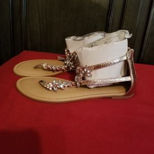 T strap sandal